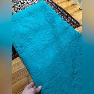 Set of 2, TWIN coverlets, Maltese/paisley